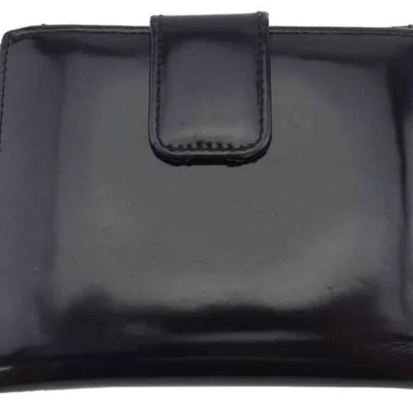 GUCCI W hook wallet logo plate Authentic Used - Picture 2 of 10